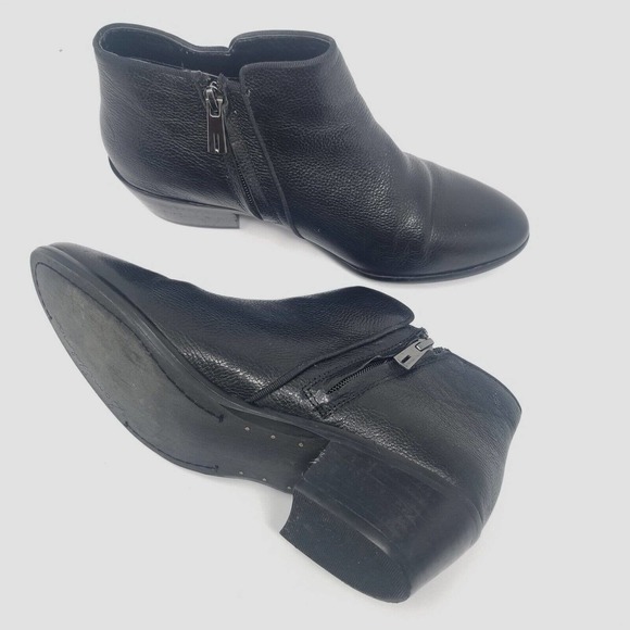 Sam Edelman Women's Black Betty Ankle Boots Booties Almond Toe Size 7.5W (Wide). - Picture 5 of 13